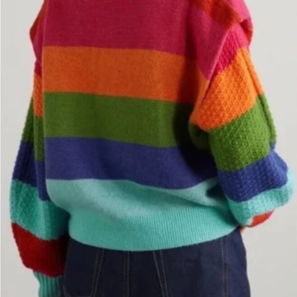NWT FARM Rio Multicolor Mushroom Sweater - Picture 3 of 4